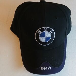BMW Logo Cap in Black and Navy